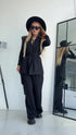 Komplekts "INTENSE 22666" - veste + bikses - MELNS